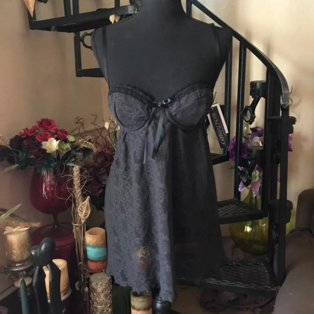 NWT 2 piece Seductivewear Nightie Teddy Lingerie